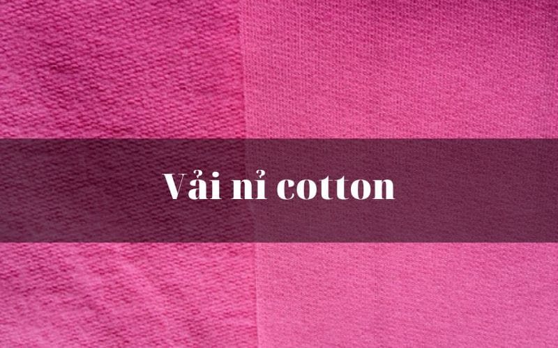 vải nỉ cotton