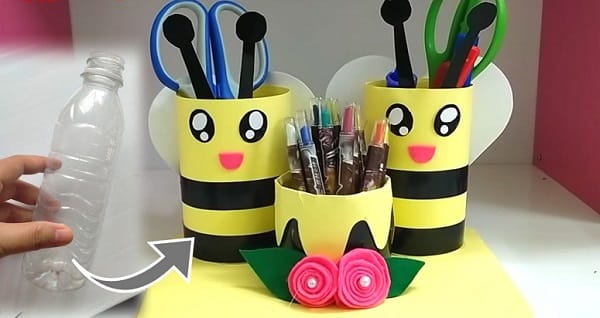 sáng tạo đồ dùng học tập từ phế liệu