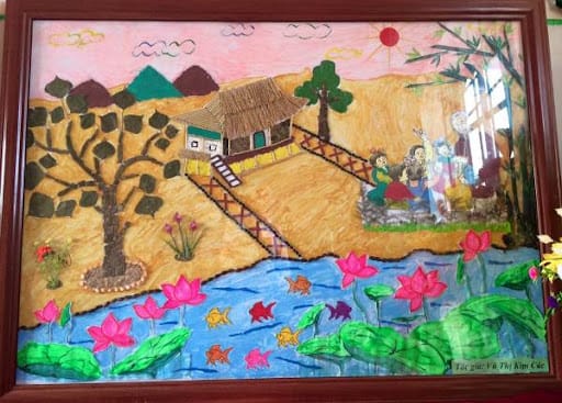 làm tranh từ phế liệu