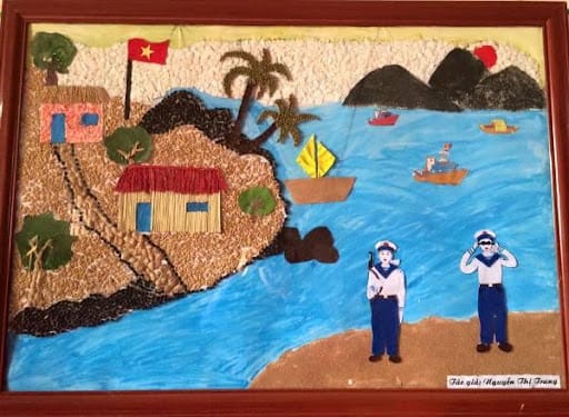 làm tranh từ phế liệu